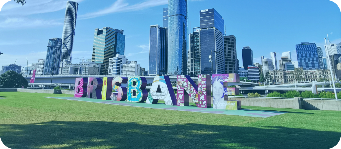 Brisbane is home to some of the best activities for seniors in QLD. This photo shows the city on a sunny day.