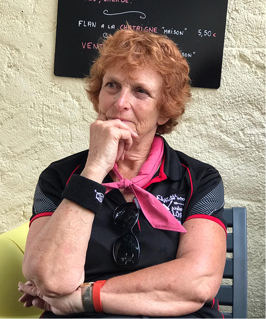 A photo of Joy in deep thought. Joy's story is a part of The CareSide's Super Seniors series, which celebrates older people and their accomplishments.