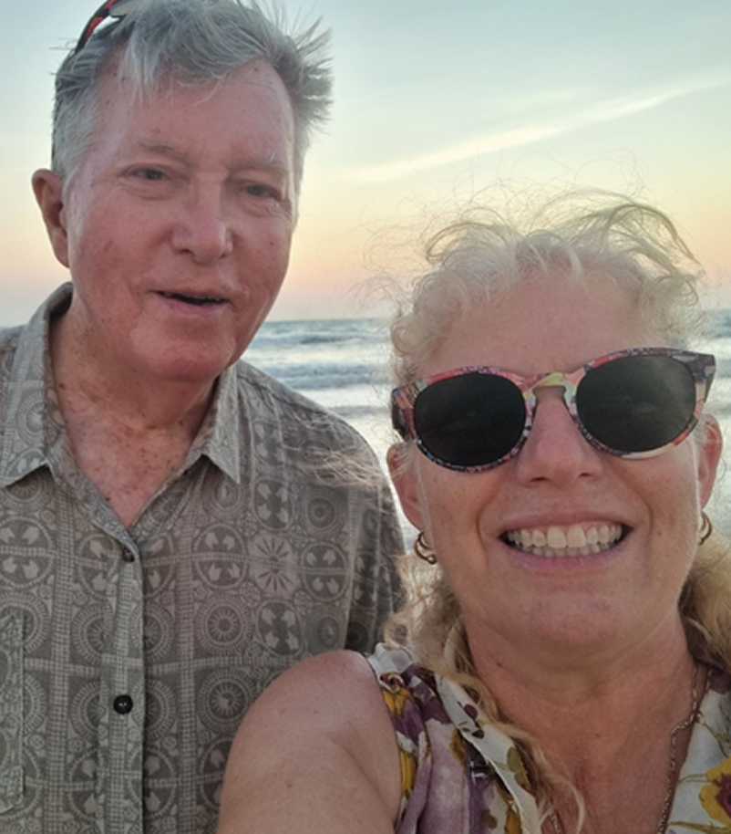 A photo of Karon and Laurie. After a bumpy start to Support at Home, self-managed couple Karon and Laurie transferred care services and regained their flexibility.